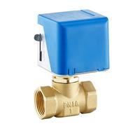 Vanne à soupape électrique motorisée en laiton DN15 DN20 DN25 - Vanne d'arrêt bidirectionnelle AC 220 V à 2 fils - Électrovanne(220vac-2 Way DN25)
