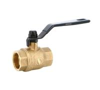 Vanne à sphère laiton femelle/femelle levier noir série 509S-509009S