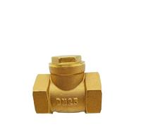 Vanne À Sphère Mâle Clapet anti-retour horizontal à filetage interne en laiton BSP DN15 DN20 DN25 DN32 DN40 DN50 DN65 for conduite de compteur d'eau