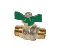 Vanne À Sphère Passage Intégral Nf Pn40 Acs Papillon Vert M/M 3/8''(12X17) Sferaco