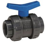 Vanne À Sphère Pvc-U Pn16 - Raccord Ø63 - Passage Ø50 - À Coller - Manette Bleue G
