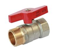 SOMATHERM Vanne a sphere ACS Mâle Femelle 3/4