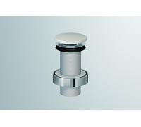 Vanne a tige Alape VT.3, 74/100/74mm, diametre 1 1/4"ur vasques sans trop-plein, 8305000000, Couleur: blanc émaillé