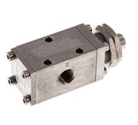 vanne à tige universelle 3/2 G1/4'' en acier inoxydable -0.95-12bar/-13.2-168psi