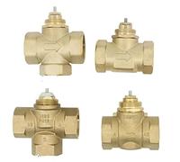 Vanne à trois voies en laiton, vanne bidirectionnelle DN15 DN20 DN25 M30X1.5 M28X1. 1 pièces(3 WAY-DN15,M30X1.5)