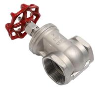 Vanne à vanne en laiton, vanne sphérique rotative filetée femelle en acier inoxydable, vanne d'écluse manuelle avec poignée de roue, connexion NPT