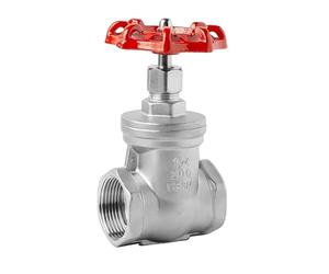 Vanne à vanne robuste en acier inoxydable 304, filetage femelle 1/2 "3/4" 1 "1-1/4", écluse rotative avec poignée de roue pièce(G1/2" DN15)