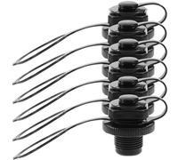 Vanne à Vis de Rechange pour Kayak et Paddle Gonflable Noir | ABS et Pvc, Remplacement Facile, Lot de Deux Pièces, Évacuation Automatique pour Sup et Kayak