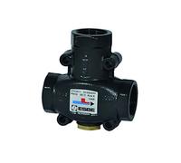 Vanne anti-condensation pour thermo-poêles de modèle VTC 511, mitigeur thermique avec corps et couvercle en fonte à graphite sphéroïdal. Utilisé pour charger efficacement les ballons de stockage, tout en protégeant les thermo-poêles contre des températures de retour trop faibles. Maintenir les températures de retour élevées et stables garantit une plus grande efficacité, réduit les résidus et augmente la durée de vie des chaudières.