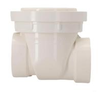 Vanne anti-refoulement en PVC de 3,8 cm, 5,1 cm, 7,6 cm DN40 DN50 DN80 blanche pour la prévention des eaux usées dans les domaines domestiques, commerciaux (5,1 cm)