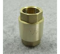 Vanne anti-retour en laiton avec disque d'acétal et ressort en acier inoxydable - Filetage femelle BSPP 1/2", 3/4" ou 1" - Jardin, irrigation, étang et (1,9 cm)