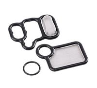 Vanne commandée électro Électrovanne à bobine avec joint de pressostat d'huile, compatible avec Honda Civic 1,3 l 1,7 l CR-V 2,4 l 3,0 l VTEC Vanne solénoïde (3 PCS Gasket)