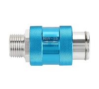 Vanne coulissante manuelle à commande de débit d'air Klanata HSV-15 en aluminium, filetage G1/2