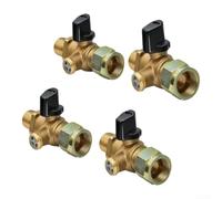 Vanne Coupure Air Laiton 18mm Auto-Évent pour camion Vanne Coupure(4PCS) | Auto-évent intégré, libère pression aval, attelage sécurisé, évite explosions air, frein fiable
