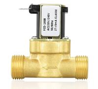 Vanne D’Eau 1/2" Ac 220V, Normalement Fermée Électrovanne Électrique en Laiton Vanne de Pression Régulation Fontaines À Boire Interrupteur, pour Machine À Laver, Pulvérisation Irrigation de Jardin