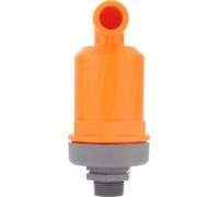 Vanne d'a��ration automatique orange haute temp�rature Grande vitesse de circulation PP gaz d'�chappement Top G1/2 Bottom G1 composite type 6632b