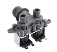 Vanne d'admission de machine à laver Panasonic Fcs180a compatible avec les modèles Xqb75-h711u et Xqb70-h710u - Pièce de contrôle de l'eau à solénoïde grise pour réparation d'appareils à linge