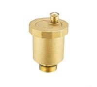 Vanne d'aération automatique à membrane en laiton pour chauffe-eau solaire thermique avec raccords filetés mâles 1/2 3/4 1 (1/2")