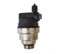 Vanne d'aération automatique en cuivre pour chauffe-eau solaires, chaudières et systèmes de radiateurs, purgeur efficace pour les verrous d'air (1/2 bouchon noir)