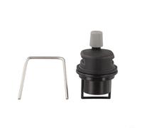 Vanne d'aération automatique pour chaudière murale - Valve d'échappement d'eau avec flotteur - Construction en plastique et métal - Taille standard - Noir