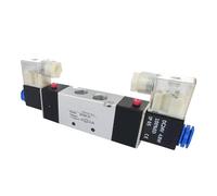 Vanne d'air électromagnétique, série 4V120/4V220/4V320/4V420, 2 positions, 5 ports, commande à cinq voies, 1 pièce(ONLY VALVE-4V220-08,AC24V)