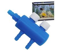 Vanne d'air pour aquarium - Répartiteur ABS 16,5 x 5,08 x 3,05 cm, levier de contrôle du débit | Parfait pour la distribution de pompe à air d'aquarium, alimentation en oxygène multi-trous, réglage du