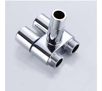 Vanne d'angle à trois voies G1/2 for bidet de toilette, contrôleur d'eau mural en cuivre durable