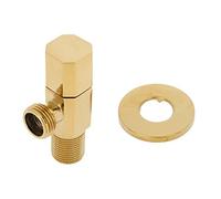Vanne d'angle de Robinet, Vanne D'arrêt d'angle en Laiton Vanne D'arrêt d'eau Chaude/Froide Vanne d'angle Vannes en Laiton pour Salle de Bain Douche Toilette Tuyau d'eau