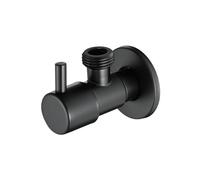 Vanne d'angle en acier inoxydable d'admission de salle bain sortie simple et double G1/2 d'arrêt d'eau Toilette Cuisine (H)(H)