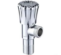 Vanne d'angle en acier inoxydable, robinet à boisseau sphérique filetage G1/2 pour plomberie de cuisine et de salle de bain, contrôle du débit, construction résistante, installation d'amélioration de