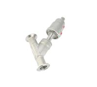 Vanne D'angle Pneumatique À Trois Pinces En Y En Acier Inoxydable 304, DN15 20 25 32 40 50, For Vapeur, Gaz, Huile, Eau(DN50-K64mm,BSPT SS304_A_NORMALLY CLOSE)