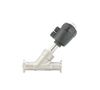 Vanne D'angle Pneumatique À Trois Pinces En Y En Acier Inoxydable 304, DN15 20 25 32 40 50, For Vapeur, Gaz, Huile, Eau(DN40-K64mm,BSPT SS304_C_NORMALLY OPEN)