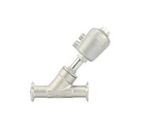 Vanne D'angle Pneumatique À Trois Pinces En Y En Acier Inoxydable 304, DN15 20 25 32 40 50, For Vapeur, Gaz, Huile, Eau(DN40-K64mm,BSPT SS304_B_NORMALLY CLOSE)