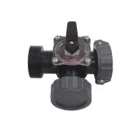 Vanne d'arrêt 3 voies à visser Ø 50 mm compatible intex/bestway