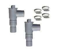 Vanne d'arrêt 32 mm pour piscine Intex Bestway PoolSun, raccords de tuyau