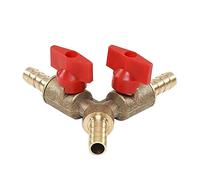 Vanne d'arrêt à boisseau sphérique en laiton, 3 voies de type Y 8 mm, valve d'arrêt durable pour plomberie et contrôle des fluides