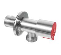 Vanne D'arrêt Angulaire en Acier Inoxydable, Corps Monobloc Rouge