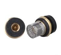 Vanne d'arrêt automatique avec corps en laiton et joint d'étanchéité en silicone pour éviter les fuites et arrêter l'eau sûre lors des réparations (2 pièces)