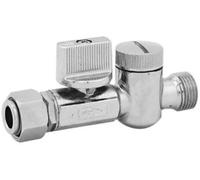 Vanne d'arrêt avec filtre, mâle / femelle 12 x 17 mm 12 x 17 mm