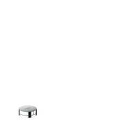 vanne d'arrêt de l'appareil hansgrohe 72841800 d= 48mm, rond, finition inox