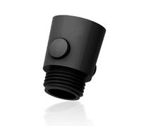 Vanne d'arrêt de douche RV - Limiteur de débit G1/2 - Valve d'arrêt rapide - Régulateur de débit d'eau pour pulvérisateur de bidet (noir)