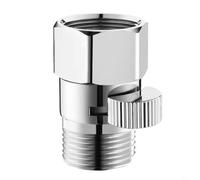 Vanne d'arrêt de pommeau de douche, interrupteur de douche anti-fuite avec poignée à levier lisse, régulateur d'eau en laiton, connecteur standard G 1,27 cm