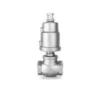 Vanne d'arrêt d'eau à commande pneumatique BSPT, 1-1/2 "2" 2-1/2 ", en acier inoxydable 304, for sèche-linge(Normally Open-plastic,2 Inch)