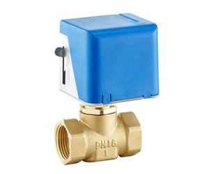 Vanne d'arrêt électrique motorisée en laiton DN15 DN20 DN25-2 fils AC 220V, vanne d'arrêt bidirectionnelle(220vac-3 Way DN20)