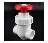 Vanne d'arrêt for aquarium et irrigation - Vanne à guillotine en PVC avec commande manuelle en continu, diamètre intérieur 20-63 mm(White,ID50mm)