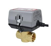Vanne d'arrêt motorisée en laiton 2 voies de 1/2", 3/4", 2,5 cm, AC 220 V avec bobine de ventilateur VC6013, 1 pièce (2,5 cm)