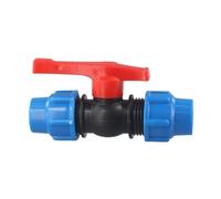 Vanne d'arrêt pour tuyau en polyéthylène, robinet à boisseau sphérique à filetage externe pour connexion de 20 mm/25 mm/32 mm (25 mm)