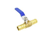 Vanne d'arrêt, vanne d'isolement, connecteurs de robinet de jardin 16 mm 19 mm, vannes d'irrigation, réparation de tuyau, 1 pièce (19 mm)(16mm)