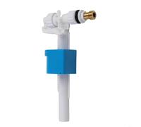 Vanne d'arrivée de chasse d'eau avec adaptateur en laiton G3/8 à G1/2, robinet de remplissage réglable pour réservoir de WC, pièce de rechange compatible avec les toilettes en plastique et en