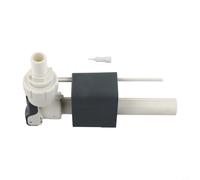 Vanne d'arrivée d'eau de toilette murale G1/2 ou G3/8 en plastique blanc dissimulé pour salle de bain moderne et traditionnelle (1,27 cm)